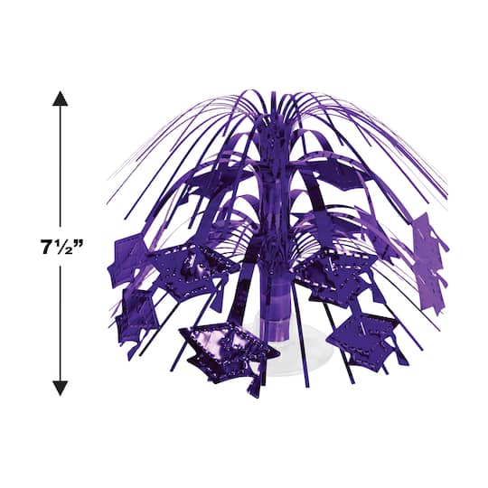 Beistle 7.5" Grad Cap Mini Cascade Centerpieces
